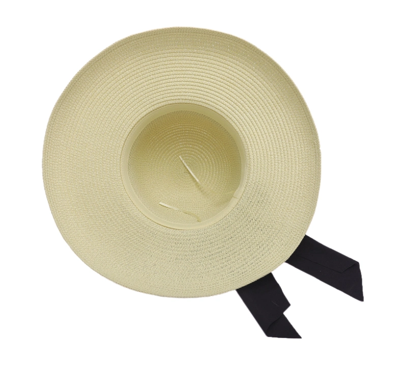 Spring Summer Sun Protection Straw Bucket Hat Children Seaside Vacation Summer Sun Visor Lamp Shade Pot Cap Holiday Outing Cap Straw Women Hat