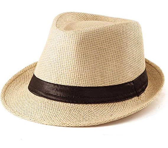 High Quality Custom Adult Children Paper Straw Panama Hat Straw Fedora Hat