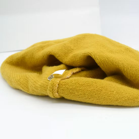 Зимние вязаные теплые мягкие детские шапки-ведра для детей